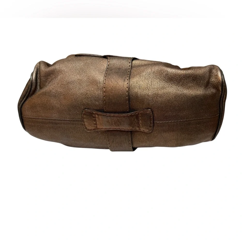 Jimmy Choo Metallic Leather Slouchy Shoulder Bag-see callouts